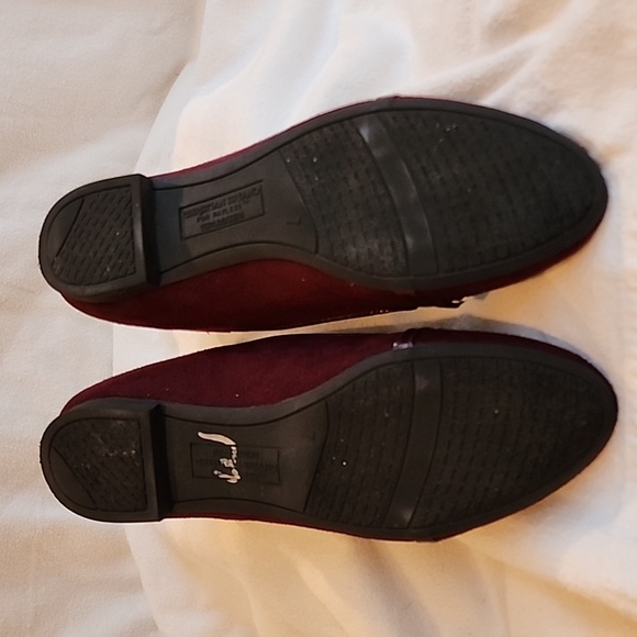 Christian Siriano Burgandy Flats - Picture 7 of 7